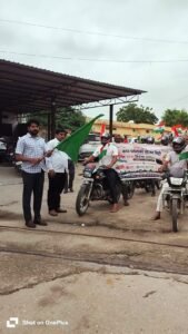 सोजत में ‘हर घर तिरंगा’ बाइक रैली, उपखंड अधिकारी ने हरी झंडी दिखाकर किया रवाना